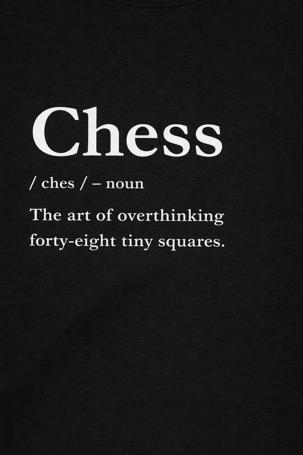 Chess Oversized Shirt