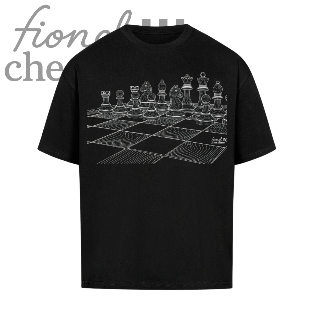 Chessboard - Oversize-T-Shirt