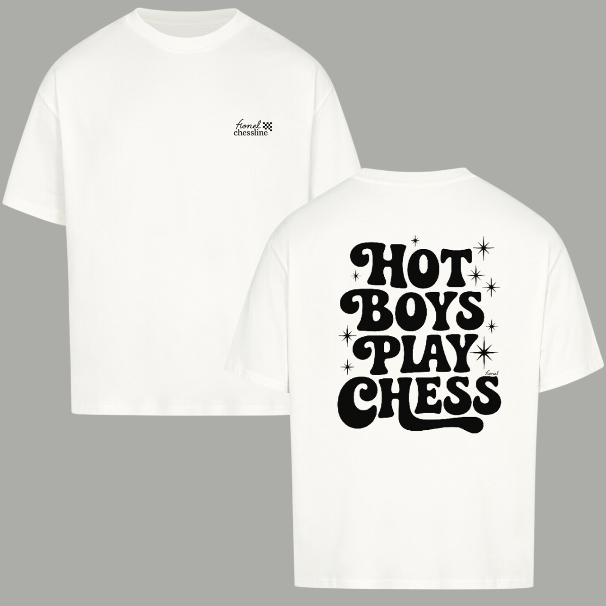 Hot Boys Play Chess - Oversize-T-Shirt