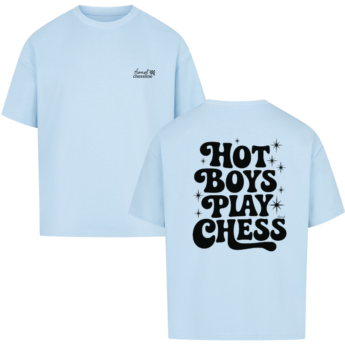 Hot Boys Play Chess - Oversize-T-Shirt